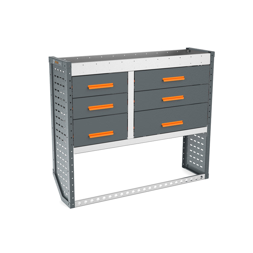 Van Workshop Racking System - Nearside