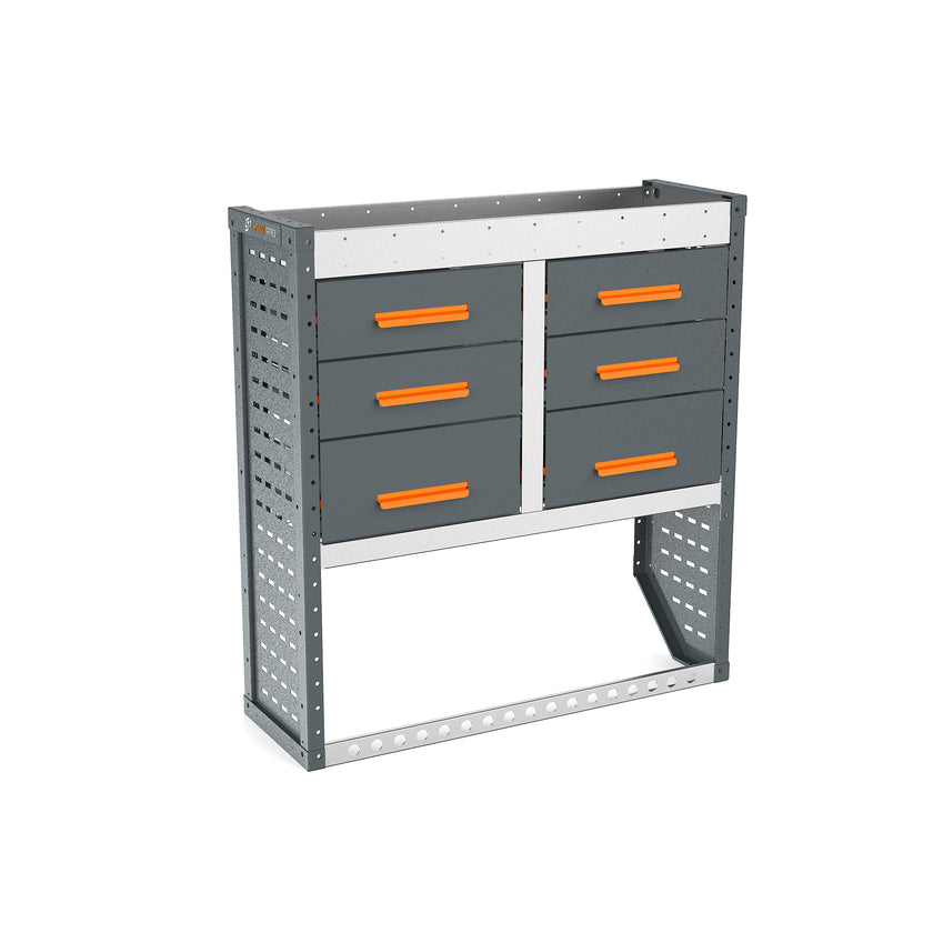 Van Workshop Racking System - Nearside