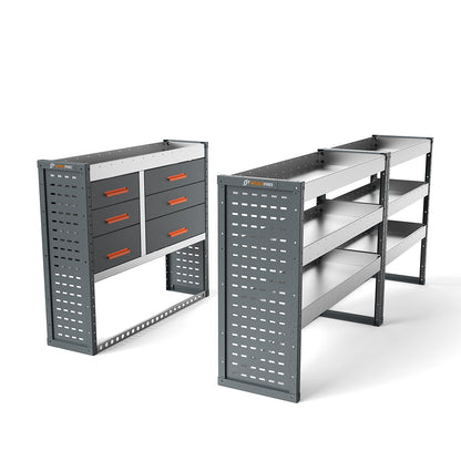 Renault Trafic (2014-Onwards) L2H1 Panel Van - Full Racking Kit - 02
