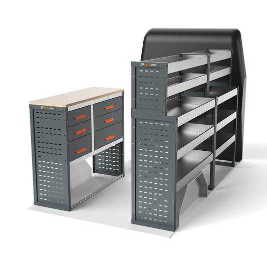 Vauxhall Movano (2022 - Onwards) L1H1 Panel Van - Full Racking Kit - 02