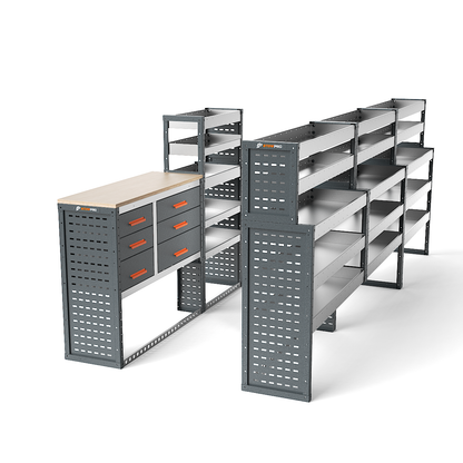 Volkswagen Crafter (2017 - Onwards) L4H3 Panel Van - Full Racking Kit - 02