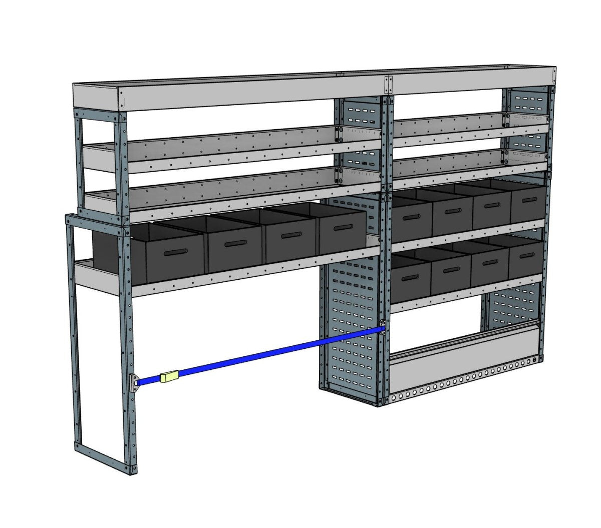 Eurobin Van Racking System – Transit, Crafter, Sprinter & 3 more (L3H2/H3) - StowPro