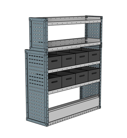 Eurobin Van Racking System – Transit, Crafter, Sprinter & 3 more (L3H2/H3) - StowPro