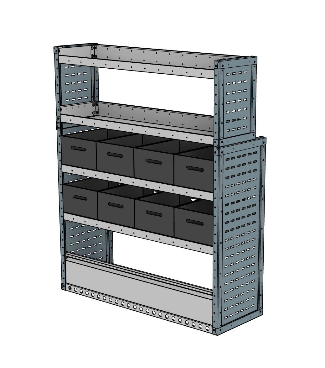 Eurobin Van Racking System – Transit, Crafter, Sprinter & 3 more (L3H2/H3) - StowPro