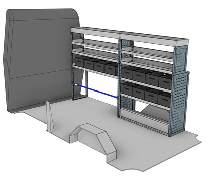 Eurobin Van Racking System – Transit, Crafter, Sprinter & 3 more (L3H2/H3) - StowPro