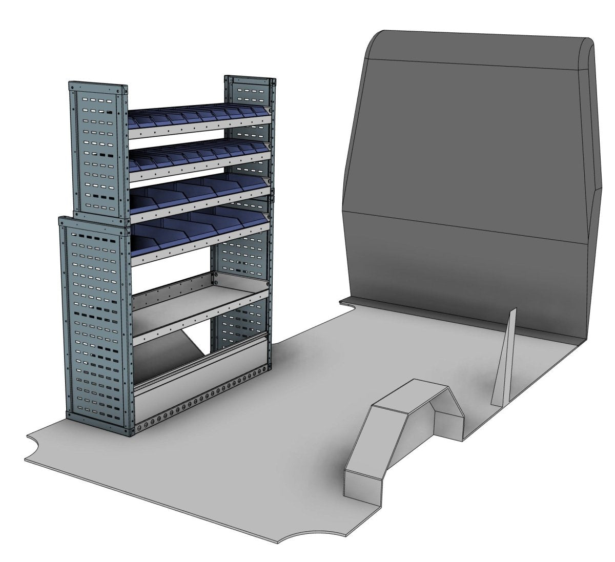 Service & Maintenance Van Racking System – Transit, Crafter, Sprinter & 3 more (L3H2/H3) - StowPro