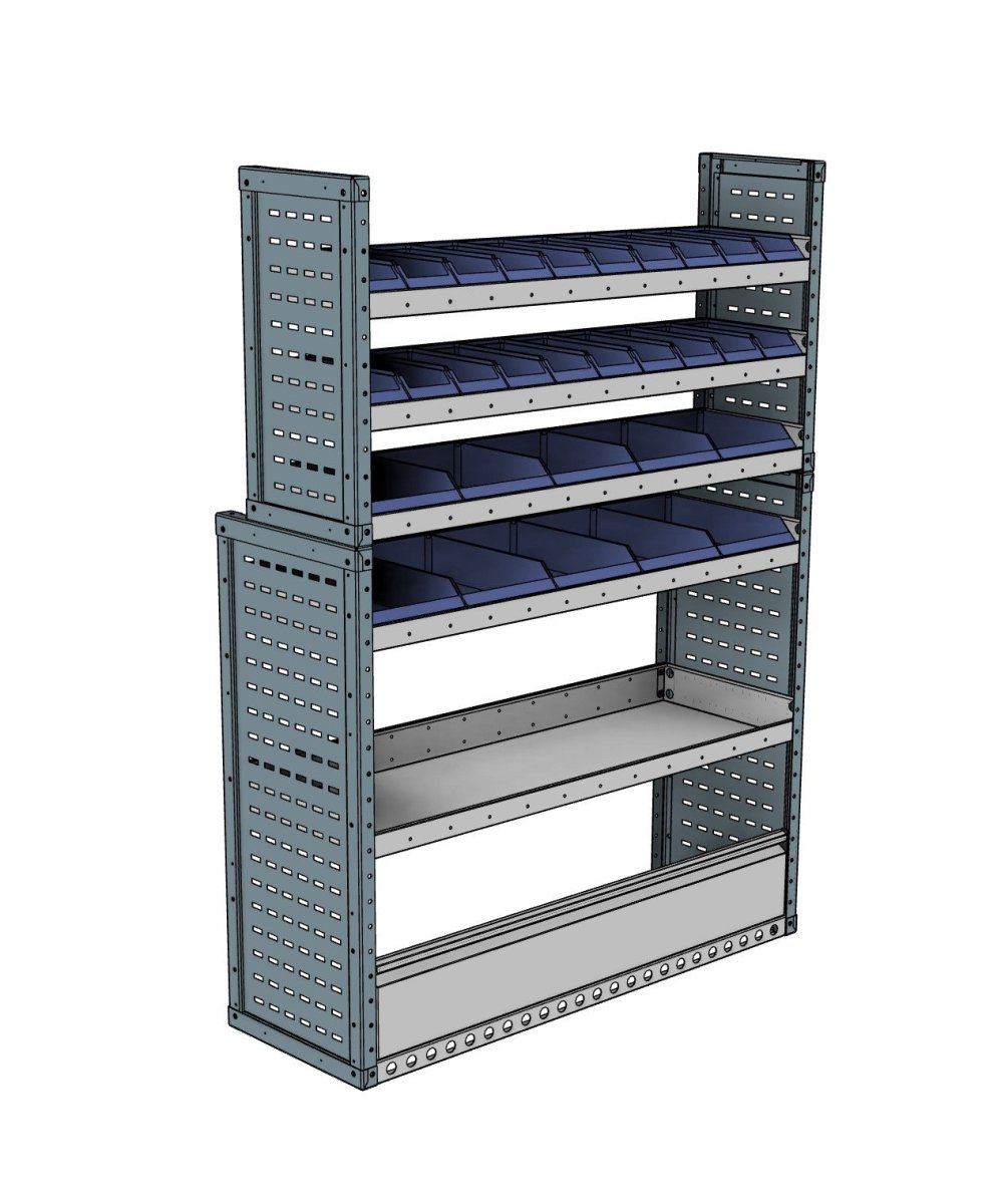 Service & Maintenance Van Racking System – Transit, Crafter, Sprinter & 3 more (L3H2/H3) - StowPro